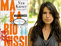 Vea Kaiser - Makarionissi oder Die Insel der Seligen - Buchcover und Autorenfoto