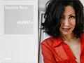 Yasmina Reza - »Kunst« - Buchcover und Autorenfoto